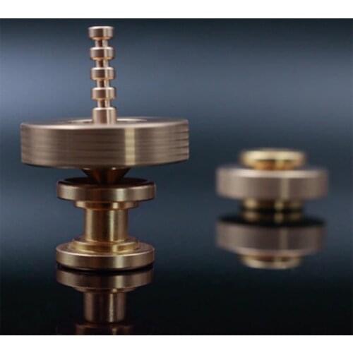 Mini Cyclone Hand Twisted Spinner Dual Play Exquisite Copper Fidget Spinner Creative Leisure Anti Stress Fidget Toys for ADHD