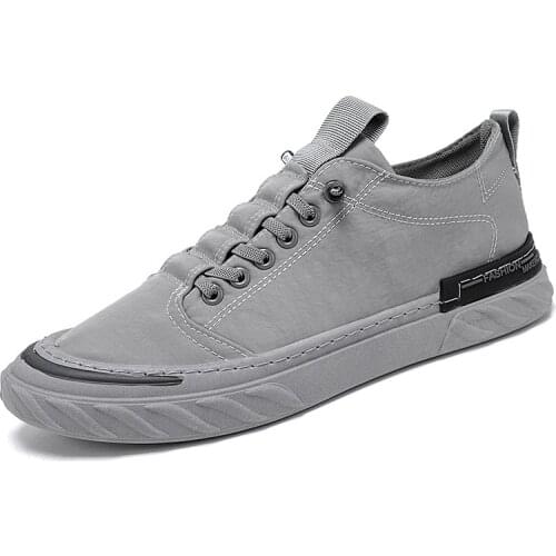 2021 Summer Autumn New Korean Style Canvas Shoes for Man Breathable Low Heel Solid Colors Shallow Vulcanize Shoes for Sport