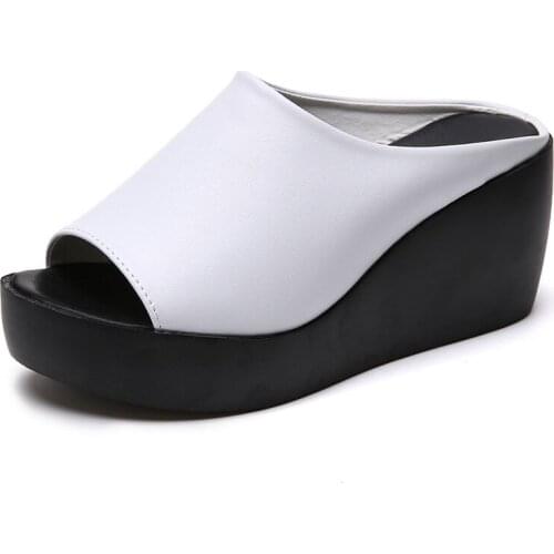 Platform Wedges Slippers Women Sandals 2021 New Female Shoes Flip Flops Beach Slippers Shoes Female Summer Casual Sandals