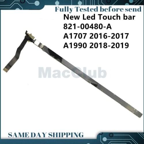 New LED Touch Bar 821-00480-A for Macbook Pro 15" A1707 2016-2017 A1990 2018-2019 EMC 3215 3072 3162 3359 TouchBar