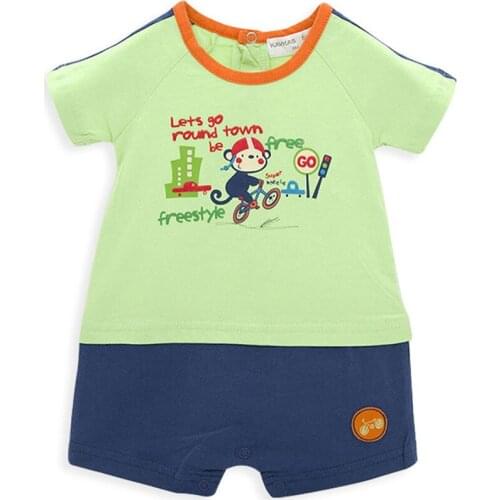 2020 Summer New Style Sleeveless Baby Romper Cotton Newborn Body Suit Baby Pajama Boys Animal Monkey Rompers
