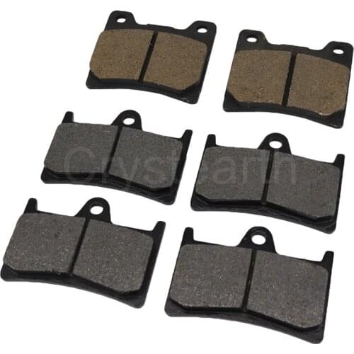 6pcs/set Motorcycle Front Rear Brake Pads For YAMAHA BT1100 BT 1100 BULLDOG 2002 - 2015 2003 2004 2005 2006 2007 2008 2009 2010