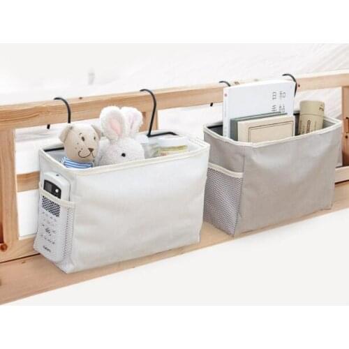 Bedroom Hangable Fabric Storage Pockets Bedside Dormitory Bunk Hanging Organizer Bags