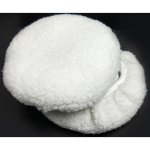 Polishing Pad 2 Pcs Cashmere Polishing Bonnet Buffer Microfiber Car Paint Wax Polisher Cover Soft Not To Hurt The Paint