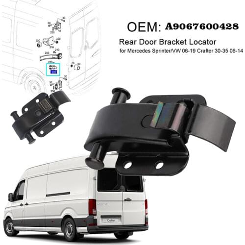 Car Rear Door Check Strap Bracket Locator A9067600428 for Mercedes-Benz Vw Crafter 06- Rear Sprinter Car Rear Door Check Strap