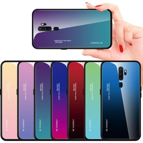 Luxury Gradient Phone Case For OPPO Realme 7 Pro 3pro Realme X Cover For OPPO F11 F5 A79 A39 A57 A35 R19 A9/A5 2020 Reno ZCase