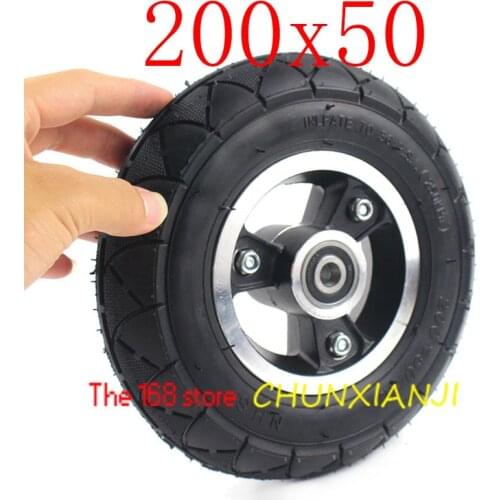 Mobility Scooter Wheelchair Tyre 200 X 50 (8x2) Solid/foam Filled 200*50 for Razor E100 E125 E200 Scooter Vapo
