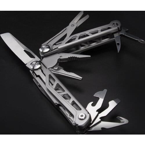 Camping Folding Knife Pliers Hardness HRC78K Multitool Plier Cable Wire Cutter Multifunctional Multi Tools Outdoor Camping