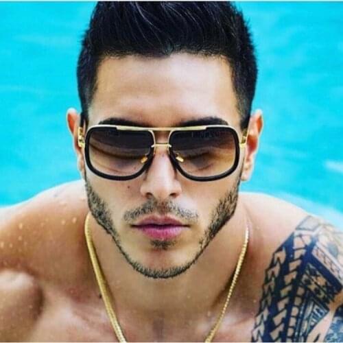 High-Quality Luxury Gradient Lens Sunglasses Men Women Brand Designer Sun Glasses Retro Eyewear Oculos De Sol Masculino R197