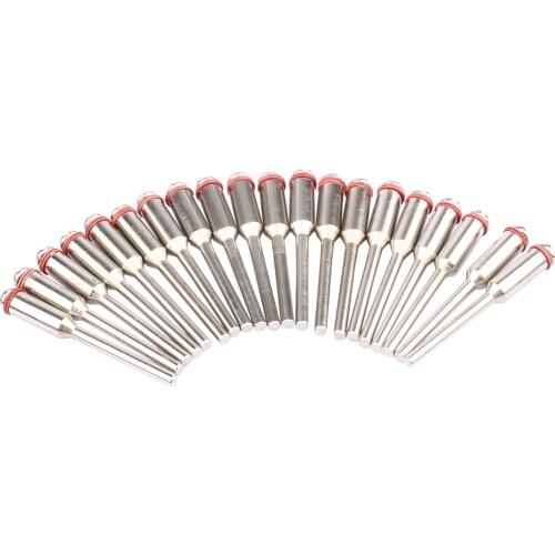 20Pcs Diamond Cutting Disc Mandrels Cutting Cut-off Wheel Holder Mandrel for Rotary Dremel Accessories 2.35mm 3/32"Shank