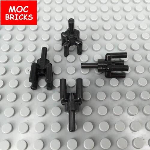 20pcs/lot MOC Bricks DIY Branches Lamp Holder Black/Holder for Palm tree Leaf fit with 2566 plant Building Blocks Kids Gifts