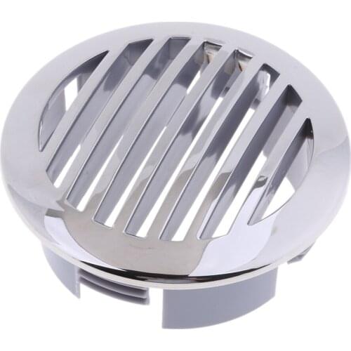 2x RV Marine Boat 3" (76mm) Stainless Steel Curved Clad Airflow Air Flow Vent 81932SS-HP