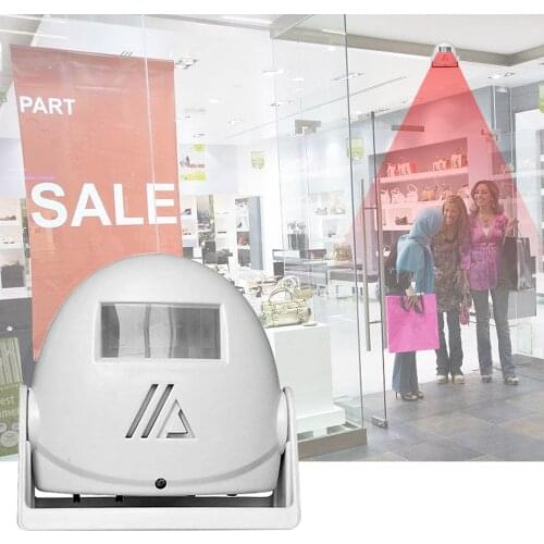 Wireless Door Bell Shop Guest Welcome Device Visitor Entry Alert Door Chime Infrared Motion Sensor Home Anti-theft Alarm