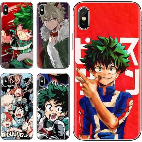 For Huawei Mate 20 30 40 7 8 9 10 Lite Pro P Smart 2018 2019 Plus G7 G8 no-Hero-C-Academia-deku-My-Hero-Boku Case