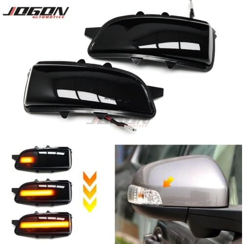 Dynamic Turn Signal Light LED Rearview Side Mirror Sequential Blinker Indicator Lamp For Volvo S80 2007-2013 S60 V40 V50 V70