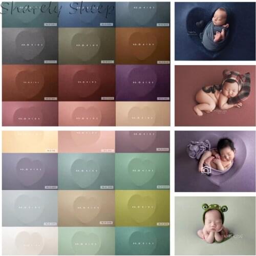 Baby Photo Shoot Elasticity Knit Bean bag Blanket Newborn Photography Prop Baby fotoshooting Colorful Backdrop Blanket foto Prop