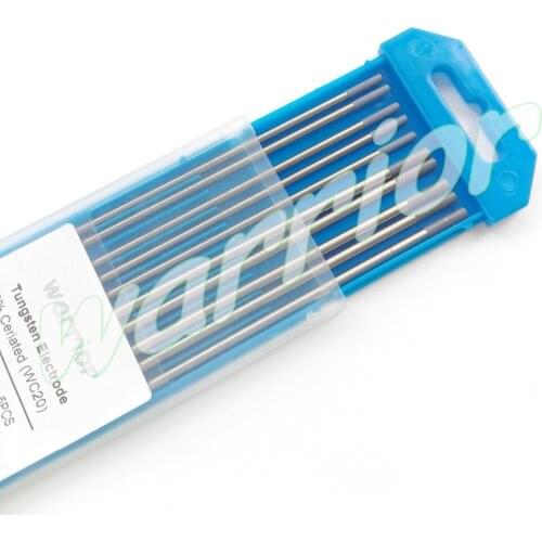 WC20 2% Ceriated Tig Tungsten Electrodes Rod Grey Tips 2.4mm 3.2mm*175mm (3/32 1/8*7")