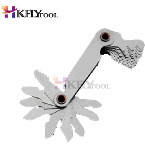 Radius gage Gauge Fillet set R26-80mm Concave Convex arc end internal external Measuring Gauging Tool