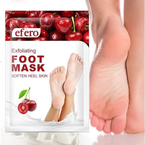 EFERO Foot Peeling Mask Exfoliating Foot Masks Heels Calluses Remove Foot Patch Dead Skin Remover Pedicure Socks Foot Care Tool