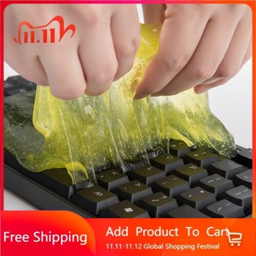 Soft Dust Cleaning Glue Reusable Super Clean mud Slimy Gel for home Phone Car Pc Laptop Keyboard Sticky Wiper Dust Dirt Wipe