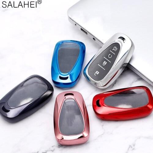 Soft TPU Car Remote Key Case Protection For Chevrolet For Cruze Spark 2016 Remote Key Case Car-styLing Car Accessories Key Cases
