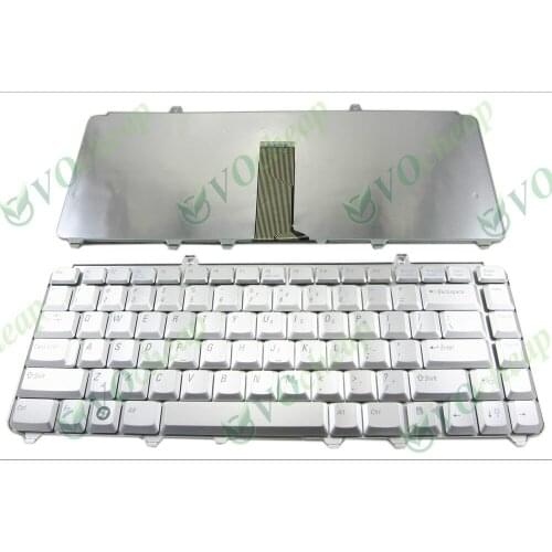 New US Laptop keyboard for Dell for Inspiron 1420 1425 1520 1521 1525 1540 1545 Vostro 1400 1500 XPS M1330 M1530 Silver 0NK750