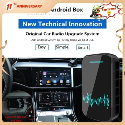 Carplay Upgrade For Chevrolet for Nissan for Ford for KIA Honda Radio Android Auto USB Apple Wireless Box Car Multimedia Player