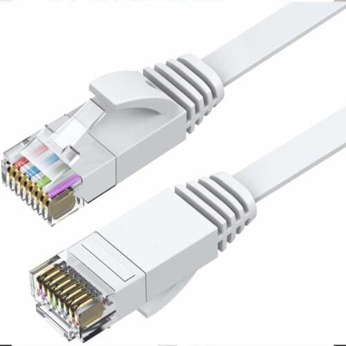 0.15m 15CM CAT6 Internet Flat Cable Cord Patch Lead RJ45 For Router Laptop Cable Ultrafine Ethernet Patch Cable