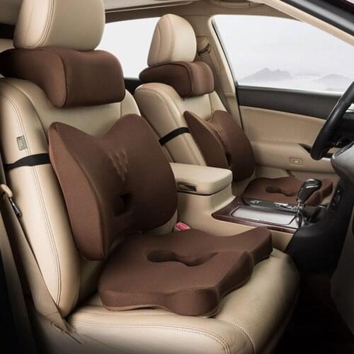 Seat Cushion Pad For Car Office Orthopedic Tailbone Sciatica Lower Back Pain Relief Premium Memory Foam Massage Chair Cushion