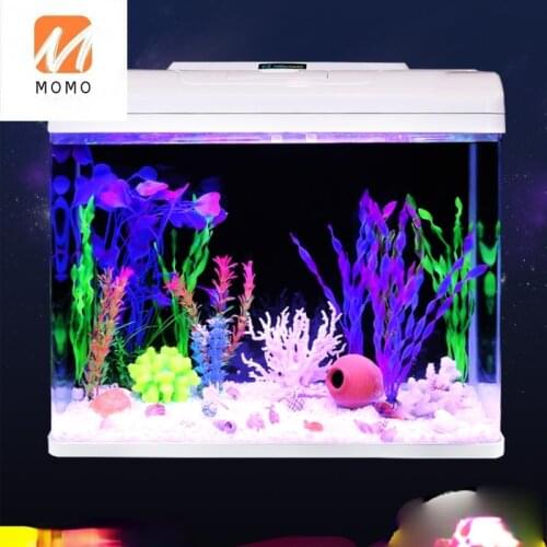 Self-Circulating Fish Tank Small Desktop Living Room Home Aquarium Ecological Lazy
