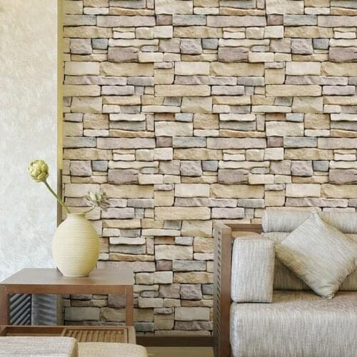 SUNHISNE 45CM*10M Stone Schist Decal Self Adhesive Wallpaper Bedroom Living Room Decor