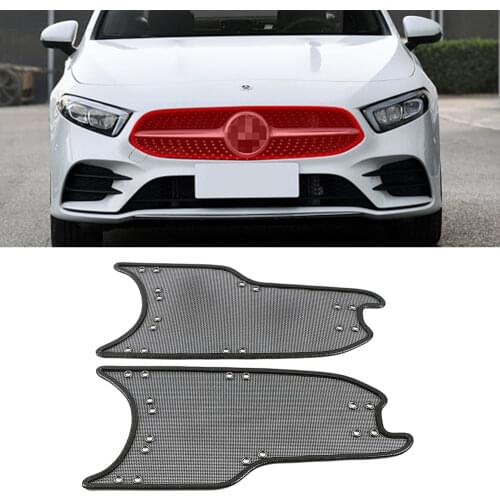 For Mercedes Benz A Class W177 V177 A180 A200 A220 A250 2019 2020 Front Grille Mesh Insect Net Cover Trim Radiator Protect
