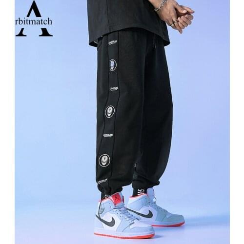 Harem Pants Men Patchwork Drawstring Trousers Jogger Pants Streetwear Casual Comfortable Tracksuits Hip Hop Sweatpants Oversize