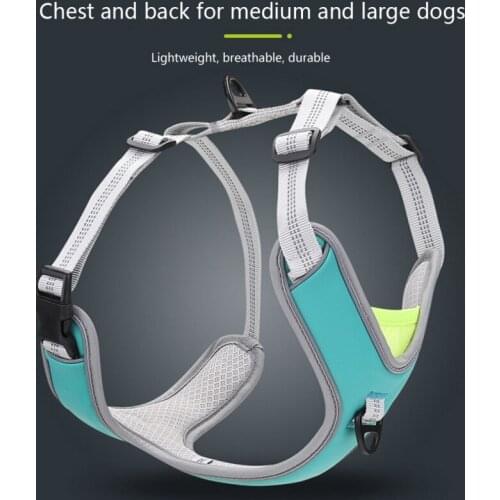 Pet Dog Harness Vest Adjustable Reflective Small Medium Dogs Harness Collar Breathable Walking Training Pet Product #2