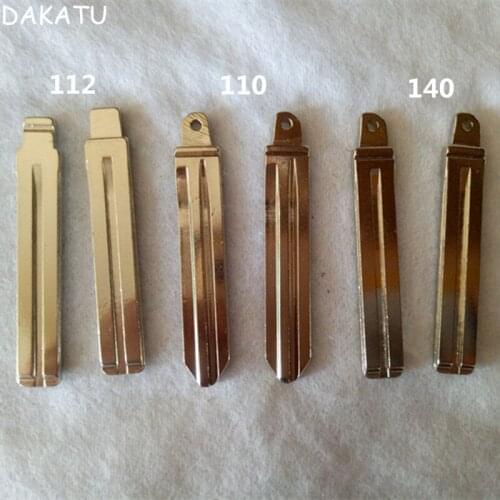 DAKATU 110#112#140# key blade For KIA k3 K5 Santa Fe IX45 IX35 Original Replacement Flip Remote Key Blade NO.110 NO.112 NO.140