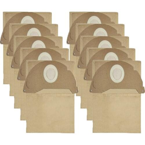10Pcs/lot For karcher WD2250 A2004 A2054 MV2 vacuum cleaner accessories paper dust bag garbage bags
