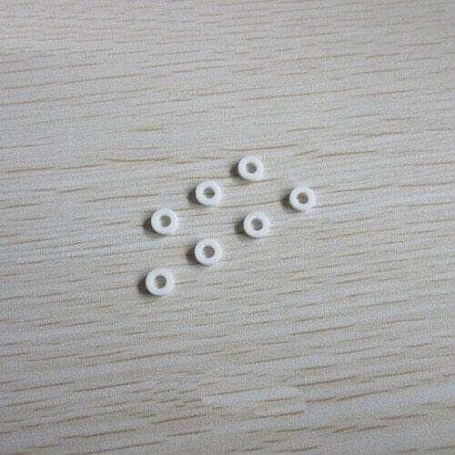 5pcs Ceramic gasket Wear resistant Alumina Ceramic ring preservative Ceramics mat washer OD 4.4-16mm