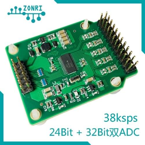 ADS1263 32Bit High Precision ADC Module/24Bit 32Bit Dual ADC/analog to Digital Conversion 38.4ksps