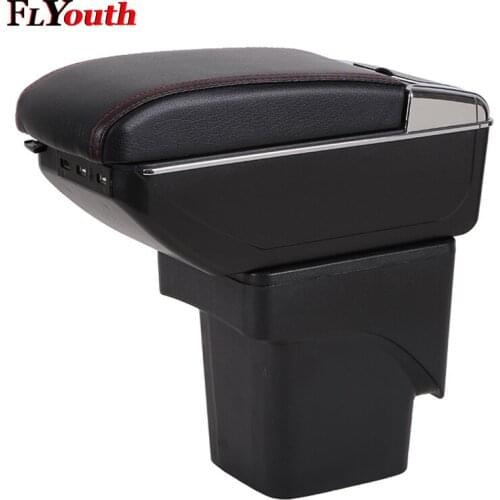 For Ford Focus 2 2009 2010 2011 Car Armrest Box Usb Charging Interface Central Store Content Box Cup Holder Ashtray Car-Styling