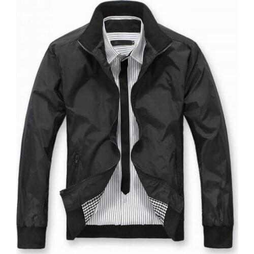 Quality Brand Mens Bomber Jacket Thin Men Baseball Jackets Coat Solid Color Casual Jacket and Coats Overcoat for Male Clothing
