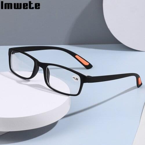 Imwete New Men Reading Glasses Womens Eyeglasses TR90 Ultra Light High Definition Eye Protection Hyperopia Eyewear +1.0 1.5 2.0