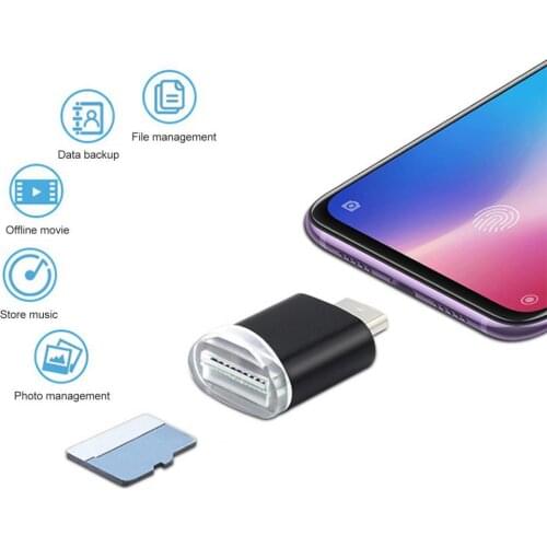 USB To Type C OTG Adapter USB USB-C Male To Micro USB Type-c Female Converter For Macbook Samsung S20 USBC OTG Connector