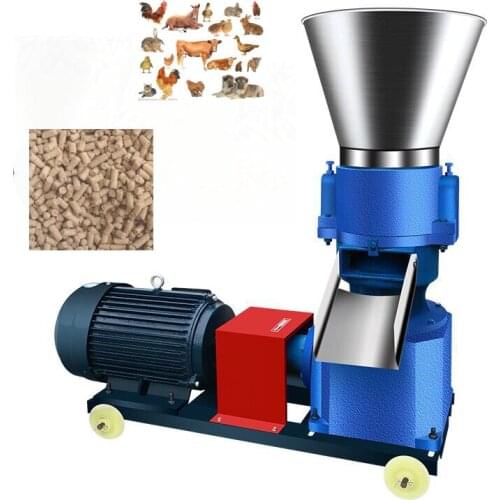 220V/ 380V KL-150 Pellet Mill Multi-Function Feed Food Pellet Making Machine Household Animal Feed Granulator 100kg/H-120kg/H