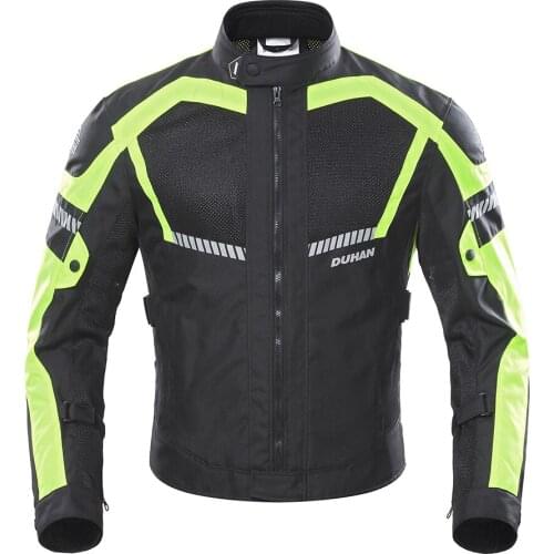 DUHAN Mens Motorcycle Wrestling Male Jackets pants Breathable Motorbike Clothing Men Moto Jacket motorbike Pants Racing Clothes