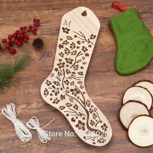 A pair of wooden laser cut Floral Sock Blockers 5 sizes,Socks forms,Handmade socks blockers, Hand knit socks Knitting gift idea