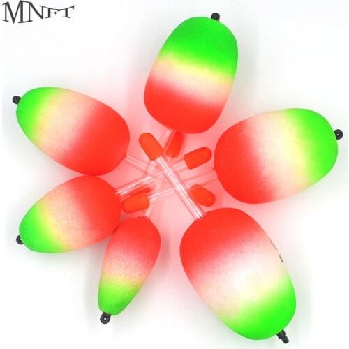 MNFT 5PCS EVA Fishing Floats10g 20g 30g 40g 50g 60g Striking Hard Tail Belly Floats Can Be Insert Glow Sticks