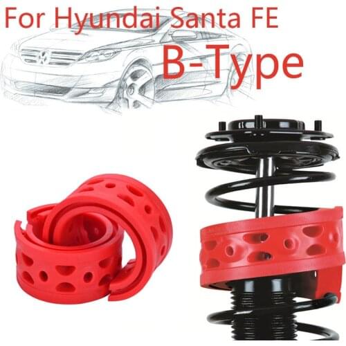 1pair Size-B Rear Shock SEBS Bumper Power Cushion Absorber Spring Buffer For Hyundai Santa FE
