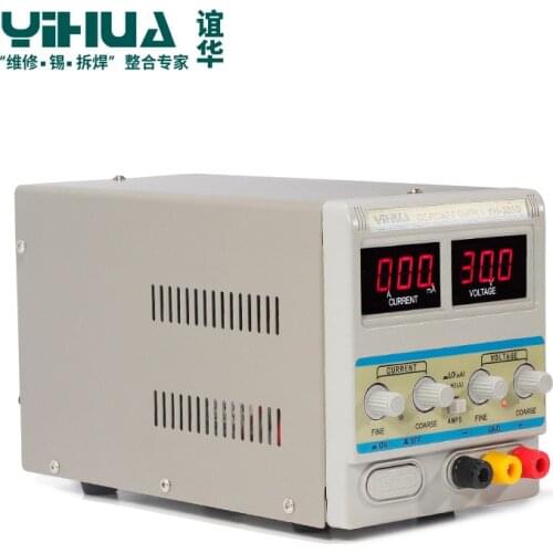 Yihua 30V 5A DC regulated power supply Adjustable DC power supply Linear foot power supply