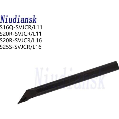S16Q-SVJCR11 Internal Turning Tools S20R-SVJCR11 CNC Lathe Tools S20R-SVJCR16 Inner Hole Turning Tool Holder S25S-SVJCR16 SVJCL