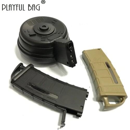 Outdoor sports tactics DIY hobby CS competitive equipment parts e punisher M4 AR original drum magazine gel ball gun ID11